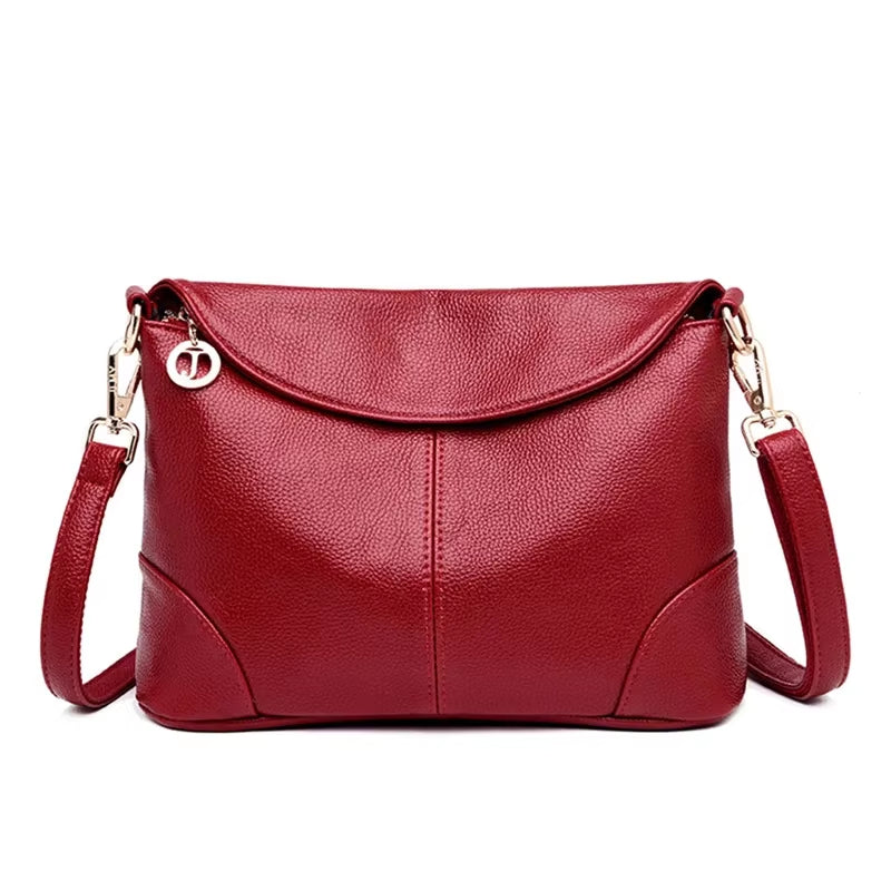 Leather Luxury Women Handbags Designer Messenger Bag Small Ladies Shoulder Hand Crossbody Bags for Women Bolsas De Mujer