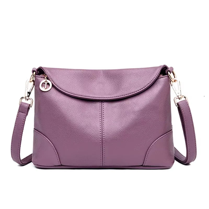 Leather Luxury Women Handbags Designer Messenger Bag Small Ladies Shoulder Hand Crossbody Bags for Women Bolsas De Mujer