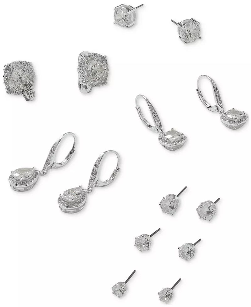 PAVE CRYSTAL DROP EARRINGS