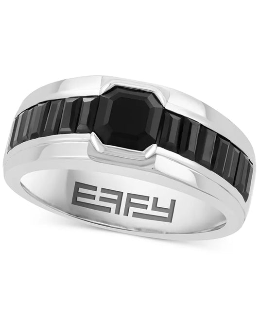 EFFYÂ® Men'S Onyx & Black Spinel (2-1/2 Ct. T.W.) Ring in Sterling Silver