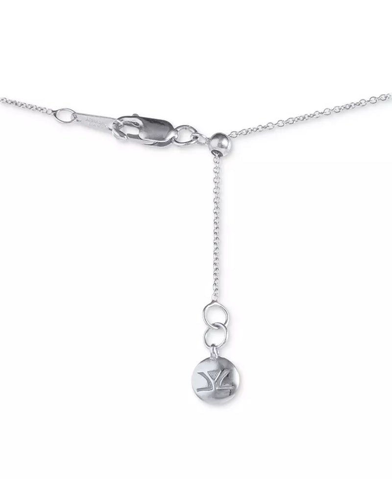 Denim Ombrã© (7/8 Ct. T.W.) & Nude Diamond (1/20 Ct. T.W.) Flower Pendant Necklace in 14K White Gold, 18" + 2" Extender