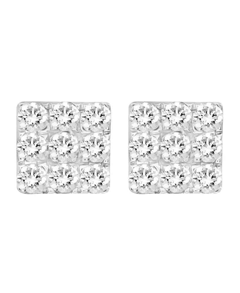 Men'S Diamond (1/4 Ct. T.W.) Earring Set in 10K Yellow Gold